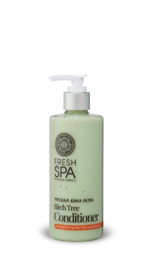 NS Fresh Spa Bania Detox Укрепляющий био-бальзам для всех типов волос «русская береза», 300 мл