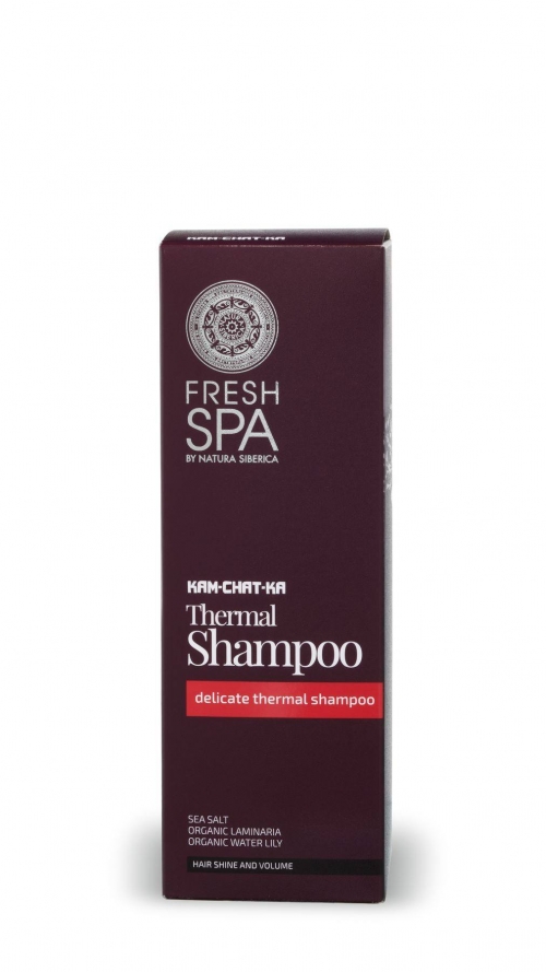 NS Fresh Spa Kam-Chat-Ka Мягкий термальный шампунь для объема и блеска волос, 300 мл