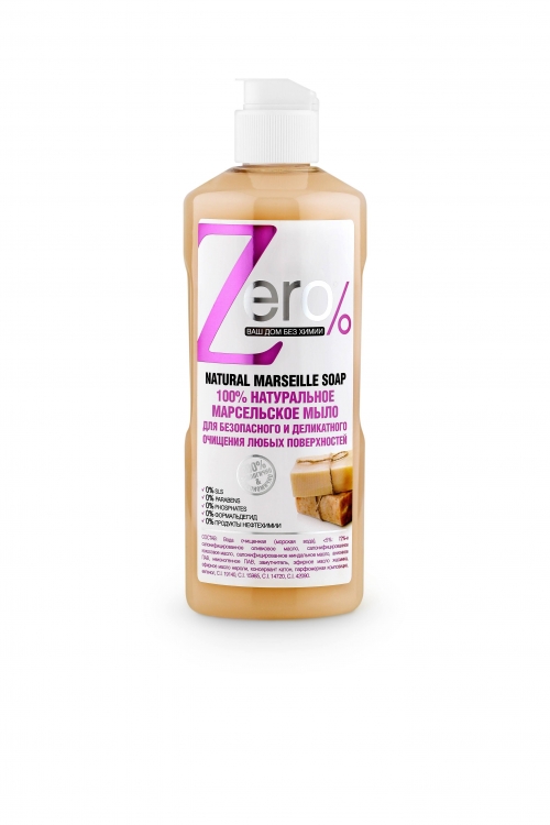 Zero / Универсальное марсельское мыло для всех поверхностей, 500 мл