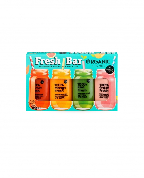 Organic Kitchen Витаминный набор для волос и тела "Fresh Bar"
