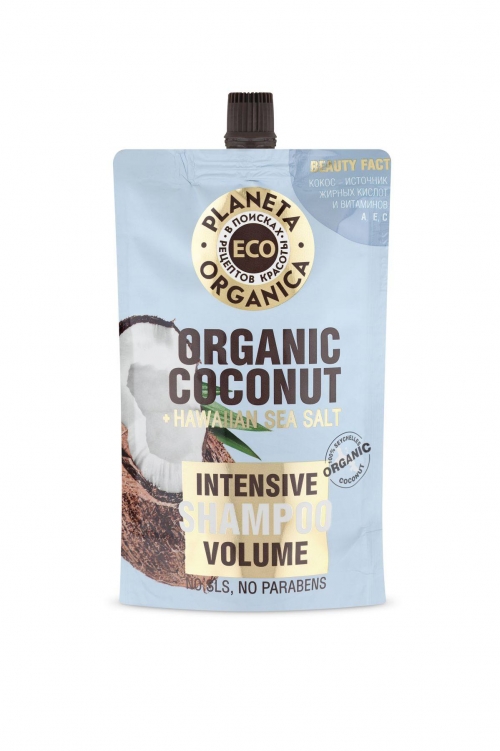Planeta Organica / Eco / Organic coconut Шампунь для объема волос, 200 мл