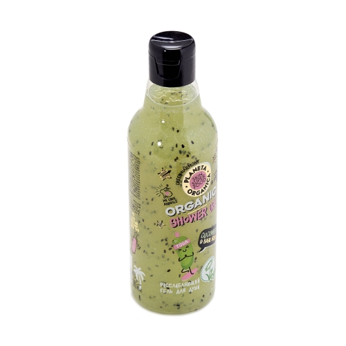 Planeta Organica / Skin Super Food / Расслабляющий гель для душа "Cucumber & bazil seeds", 250 мл