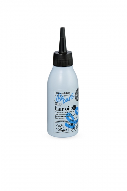 Natura Siberica Hair Evolution Разглаживающее масло для волос "BE-CURL. Гладкость & блеск", 120 мл