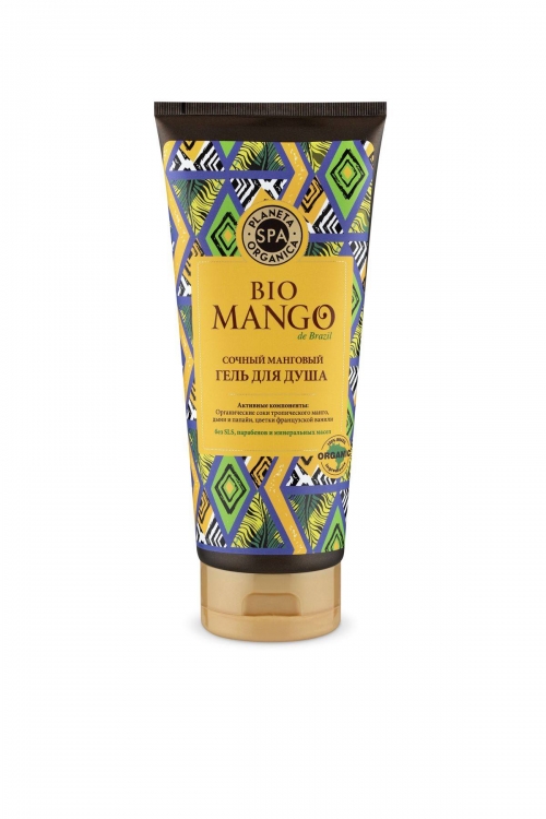 Planeta Organica / SPA / Сочный манговый гель для душа Mango, 375 мл