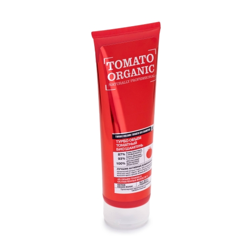 Organic naturally professional Шампунь для волос Турбо объем томатный, 250 мл