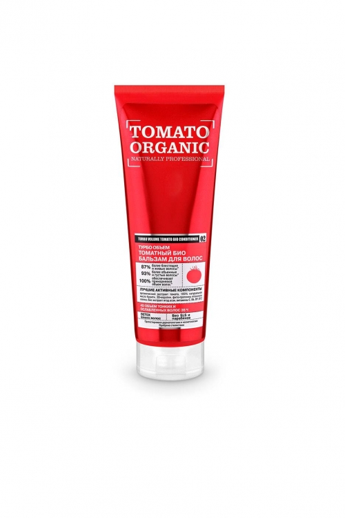 Organic naturally professional Бальзам для волос Турбо объем томатный, 250 мл