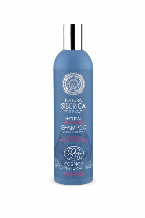 Natura Siberica Anti-stress Сертифицированный шампунь для всех типов волос, 400 мл