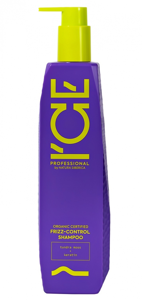 ICE Professional by NATURA SIBERICA Frizz-control organic shampoo Шампунь дволос «Дисциплинирующий», 300 мл