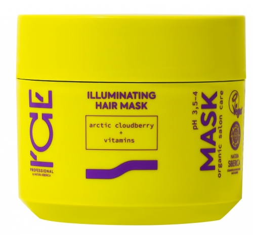 ICE Professional  by NATURA SIBERICA  Illuminating organic Mask Маска для блеска волос, 270 мл