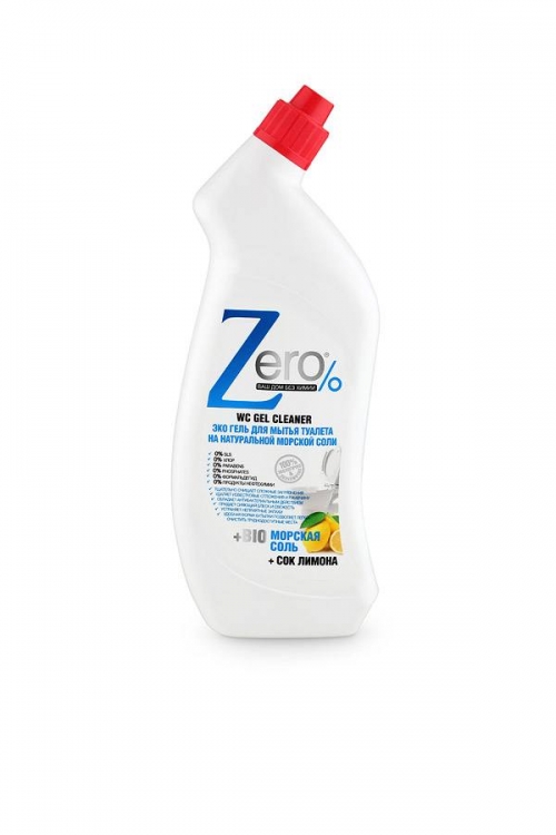 Zero / Гель для мытья туалета на натуральной морской соли, 750 мл