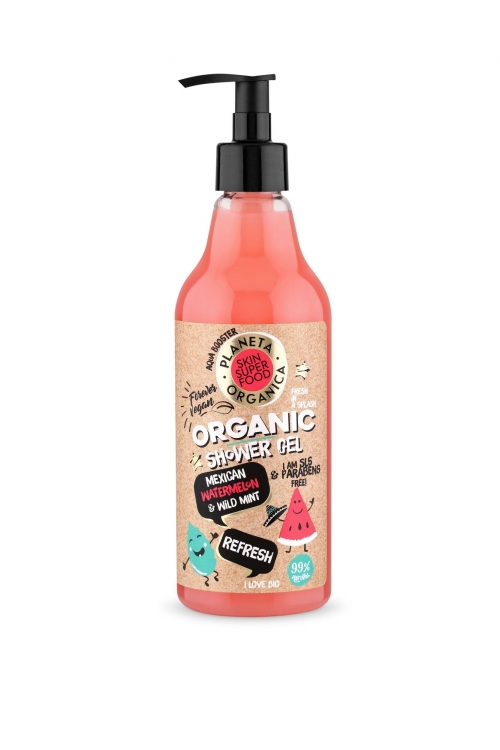Planeta Organica / Skin Super Food / Гель для душа "Refresh", 500 мл