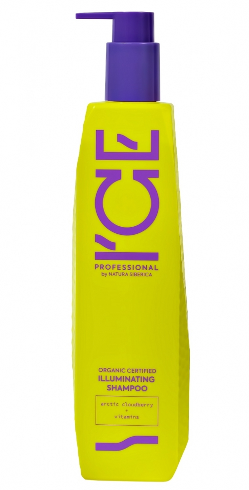 NS I`CE Professional Organic Illuminating Шампунь для блеска волос, 300 мл